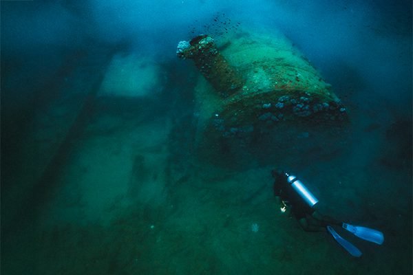 S S Orestes Ship Wreck Boiler