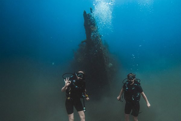 Selfie with the S S Orestes Ship Wreck